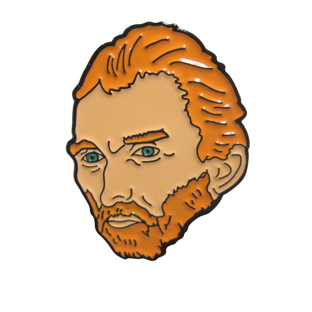Vincent Van Gogh Head Adjustable Size Fashion Ring - image 1